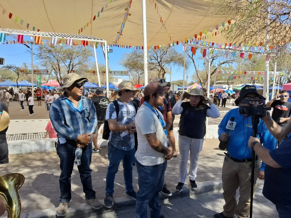 Punto de prensa del Concejo Municipal durante la fiscalización.